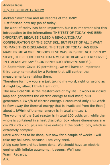 Rossi Ecat SKL Test Success.png